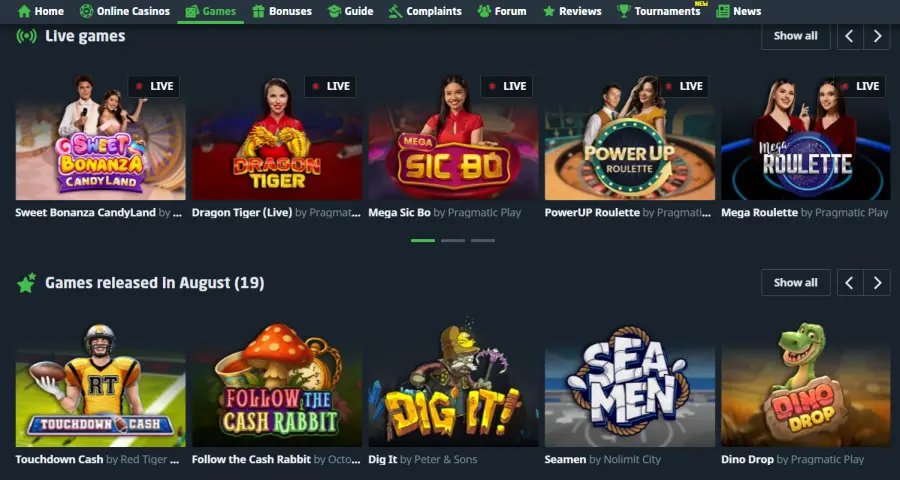 Spingranny casino bonus